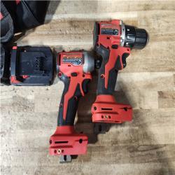 HOUSTON LOCATION - AS - IS Milwaukee 2 Tool Combo Kit W/ (2) Battery & Charger