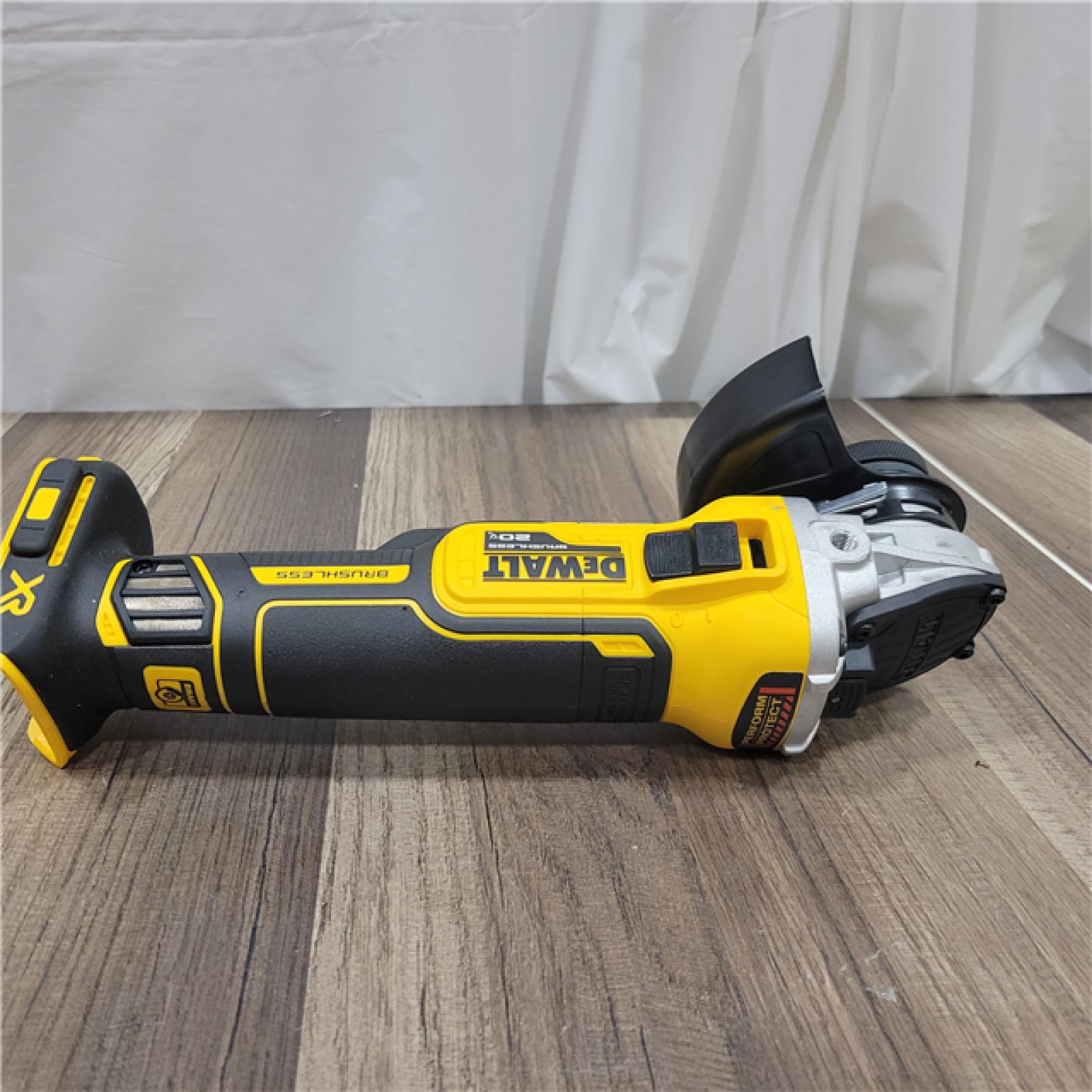 AS-IS DeWalt DCG405B 20V Max XR 4.5-Inch Slide Switch Small Angle Grinder (Tool Only)
