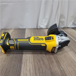 AS-IS DeWalt DCG405B 20V Max XR 4.5-Inch Slide Switch Small Angle Grinder (Tool Only)
