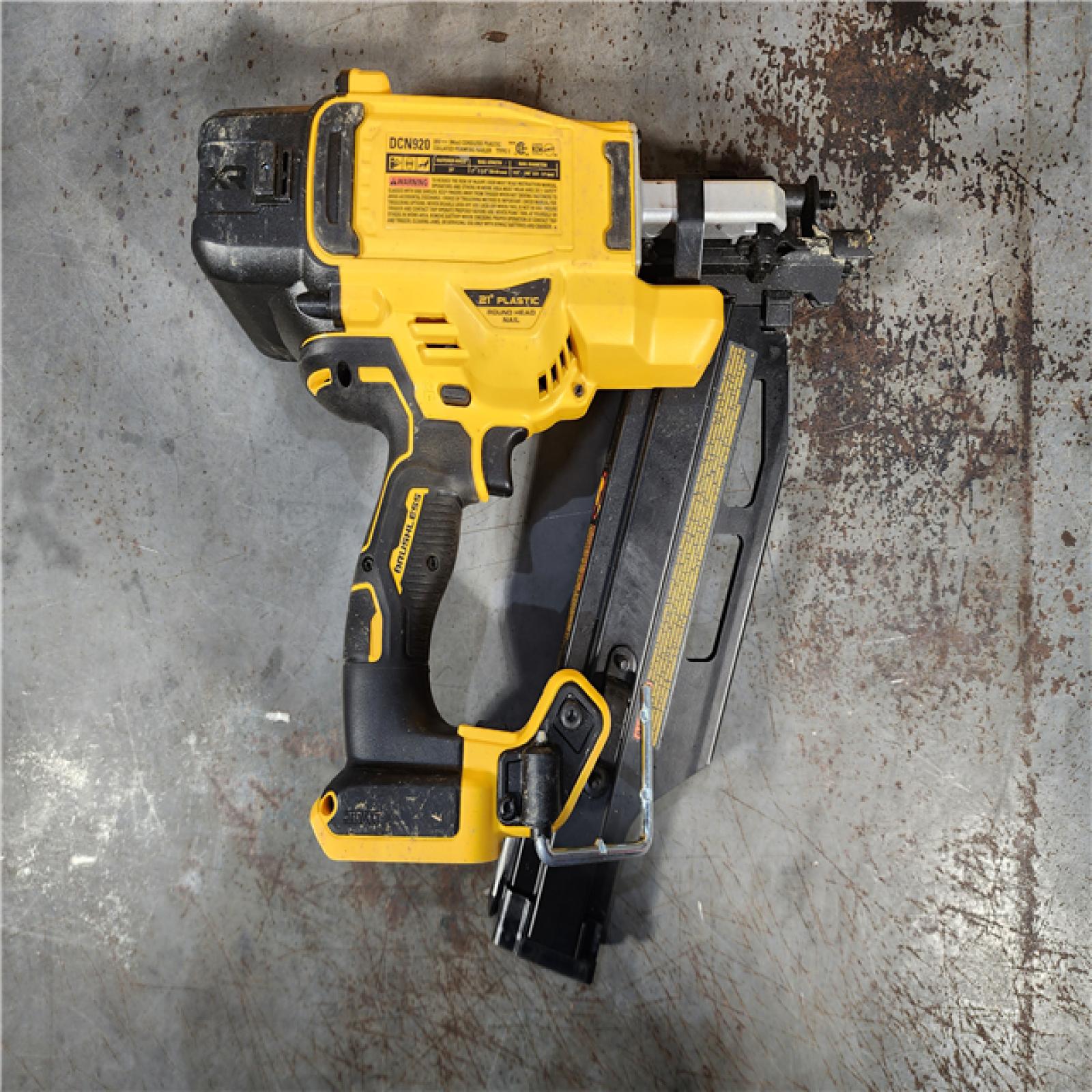 HOUSTON LOCATION - AS-IS DEWALT 20-Volt 21° Cordless Framing Nailer (Tool-Only)