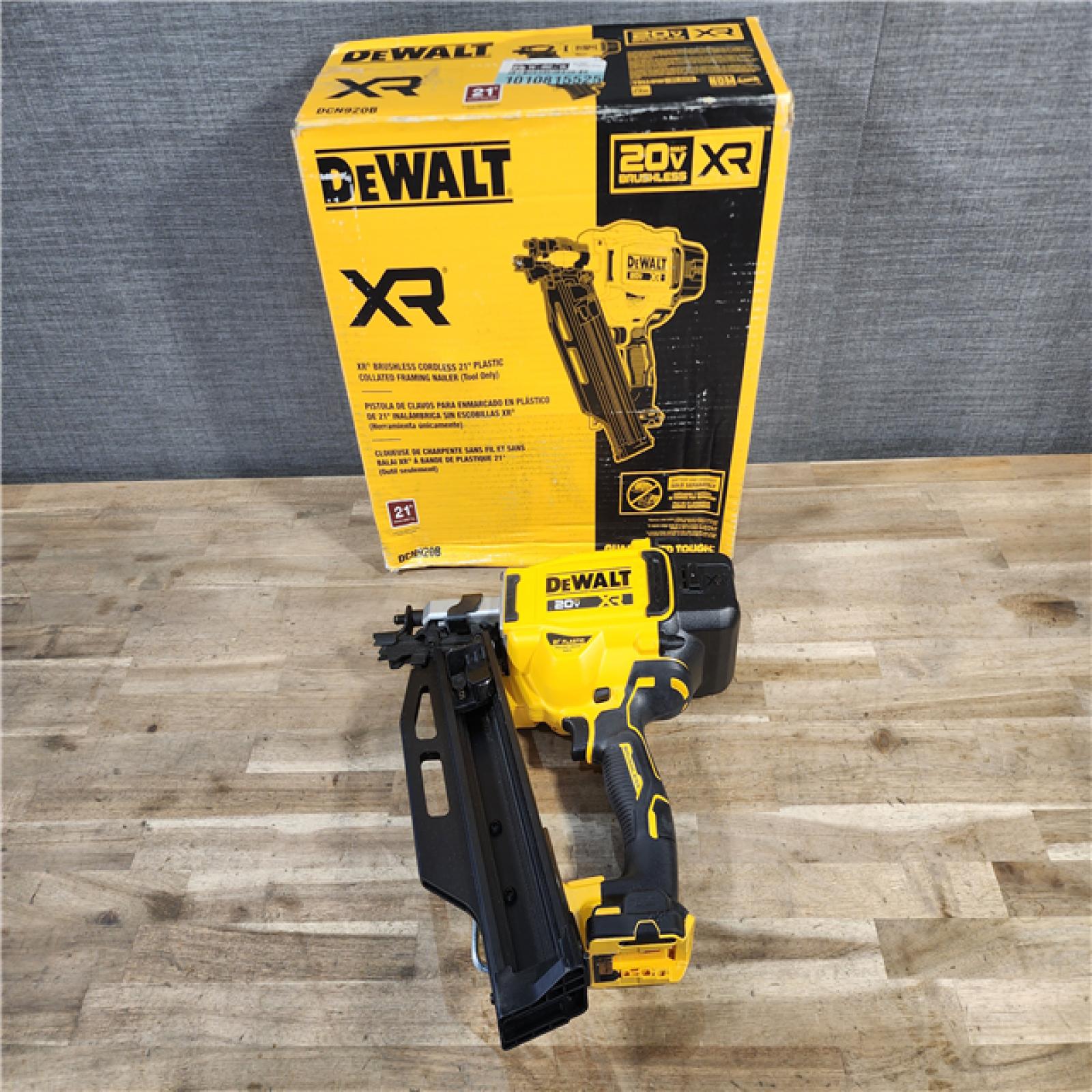 HOUSTON LOCATION - AS-IS DEWALT 20-Volt 21° Cordless Framing Nailer (Tool-Only)