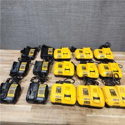 HOUSTON LOCATION - AS - IS DEWALT BATTERY CHARGER PACK QTY - 15