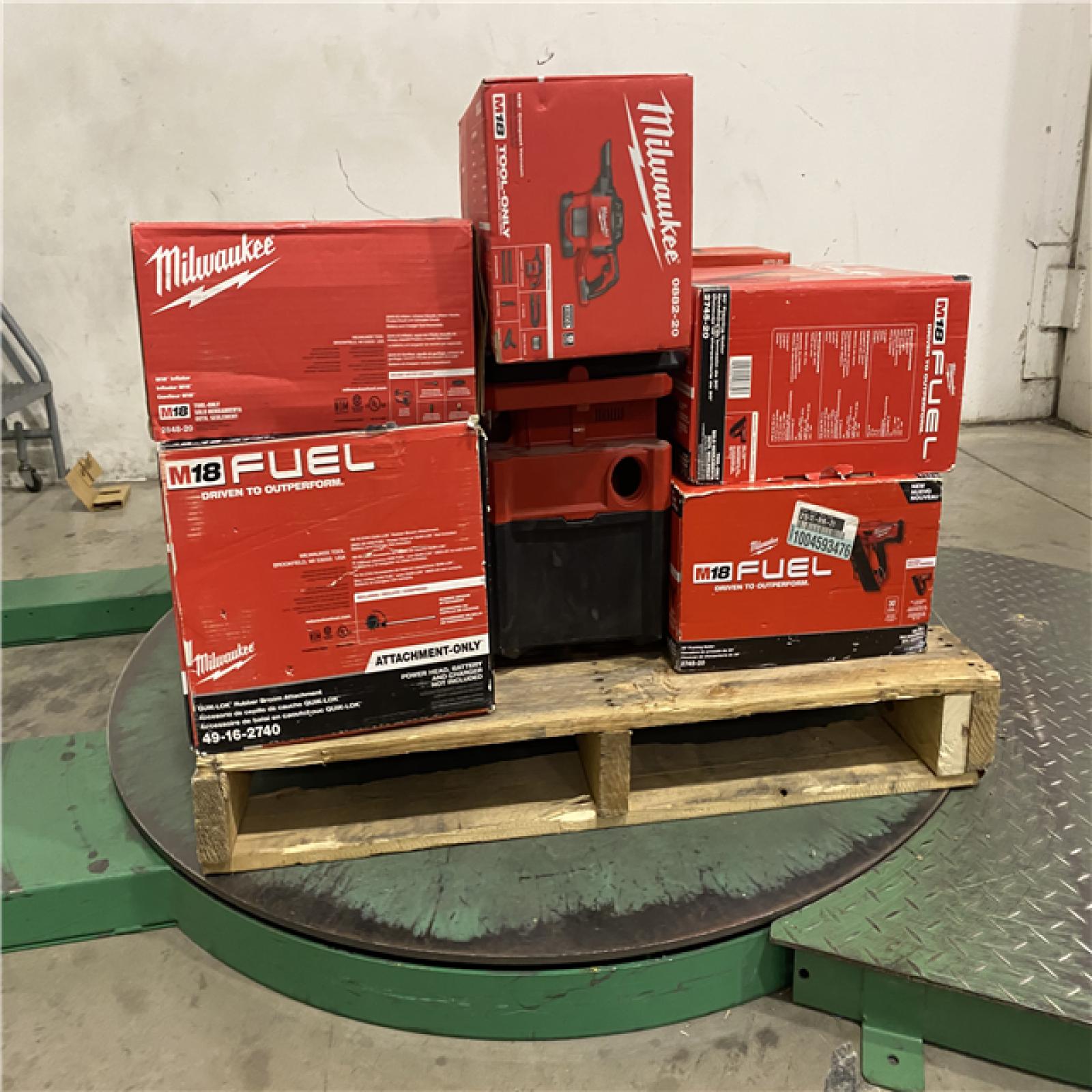 Dallas Location - As-Is MILWAUKEE Tool Pallet