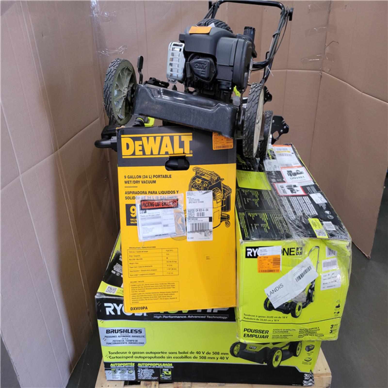 CALIFORNIA AS-IS OUTDOOR POWER EQUIPMENT
