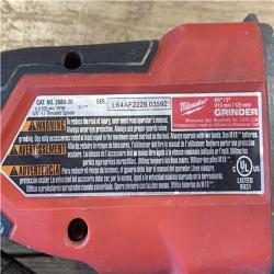 AS-IS Milwaukee FUEL 18V Lithium-Ion Brushless Cordless 4-1/2 in./5 in. Grinder w/Paddle Switch (Tool-Only)