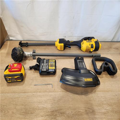 AS-IS- DEWALT FLEXVOLT 60V MAX 17 in. Cordless Battery Powered Attachment Capable Trimmer Kit