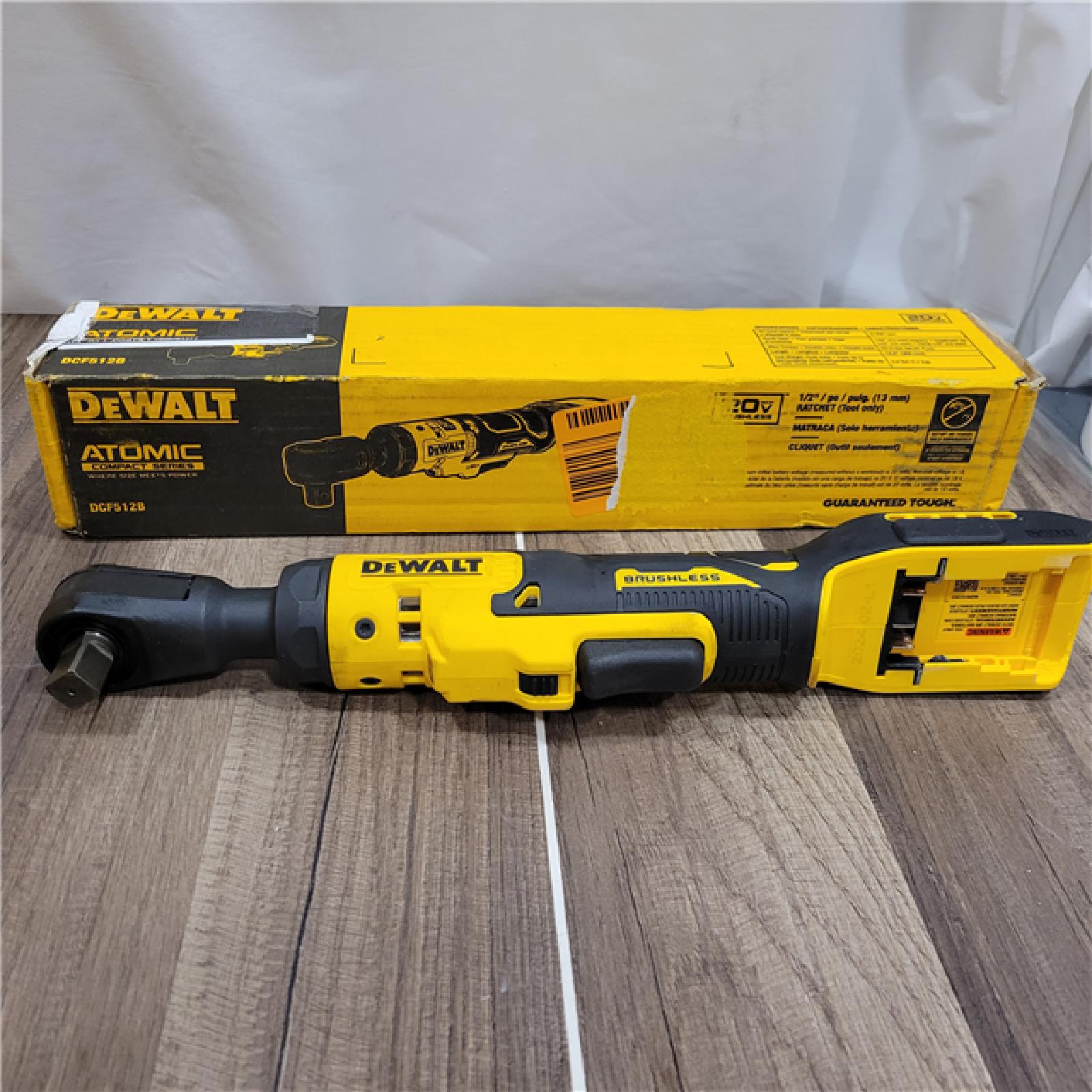 AS-IS  DEWALT ATOMIC 20V MAX Cordless 1/2 in. Ratchet (Tool Only)