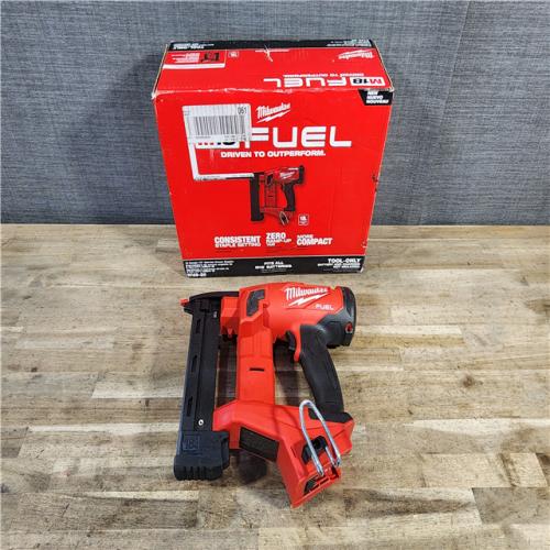HOUSTON LOCATION - AS-IS MILWAUKEE FUEL 18-Volt Lithium-Ion Brushless Cordless 18-Gauge 1/4 in. Narrow Crown Stapler (Tool-Only)