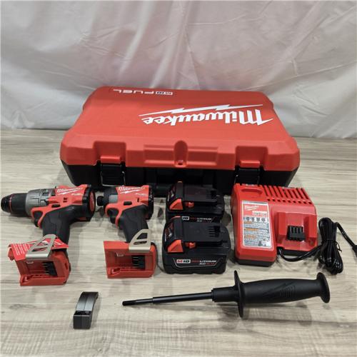 AS-IS MILWAUKEE FUEL 18V Cordless Hammer Drill and Impact Driver Combo Kit