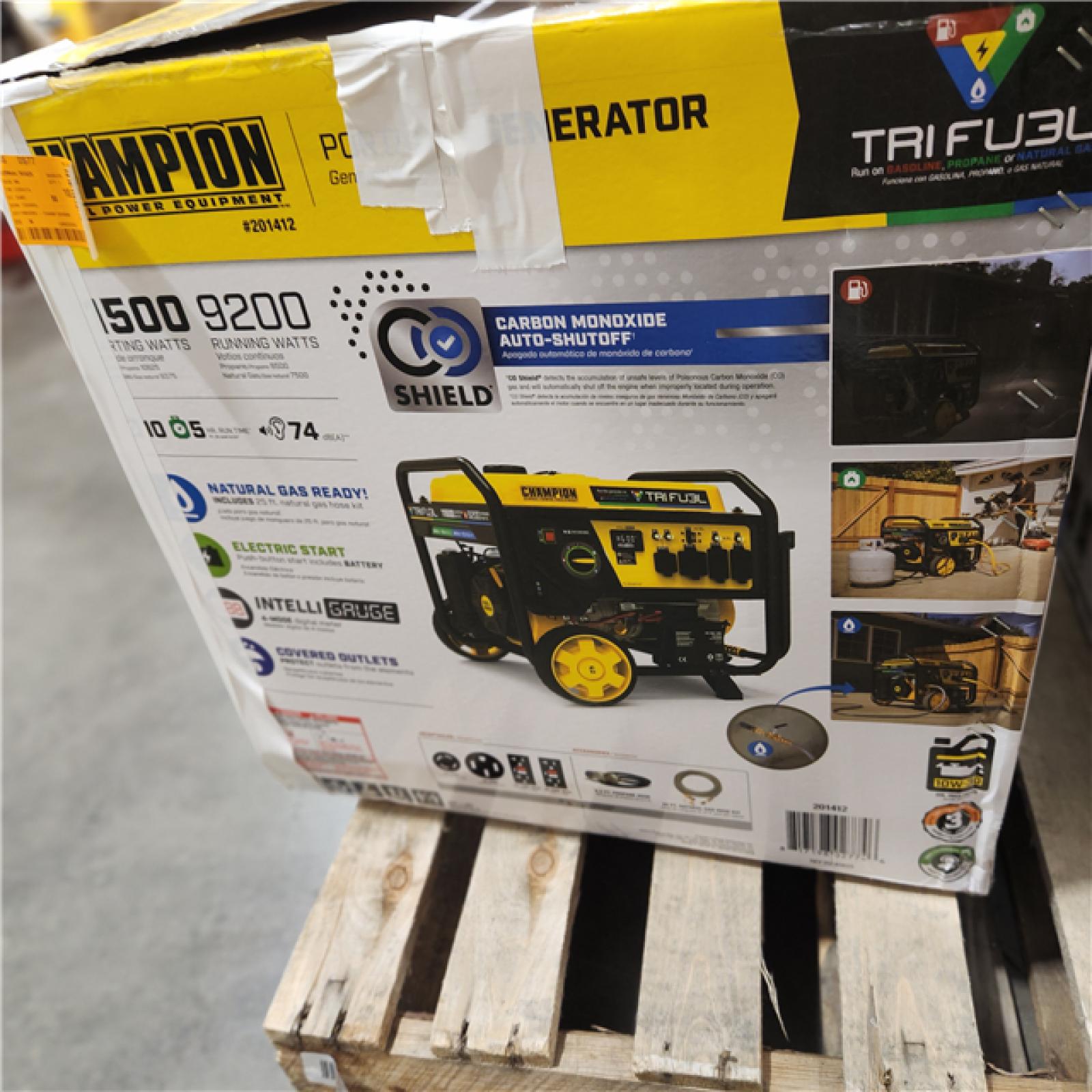 Dallas Location - As-Is Champion Power Equipment 11,500/9,200-WattGasoline Portable Generator