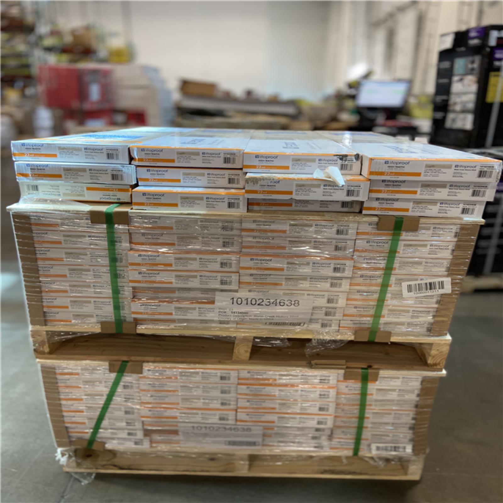 DALLAS LOCATION - Lifeproof Webb Creek Hickory 22 MIL x 8.7 in. W x 48 in. L Click Lock Waterproof Luxury Vinyl Plank Flooring (20.1 sq. ft./Case) (68 UNITS)