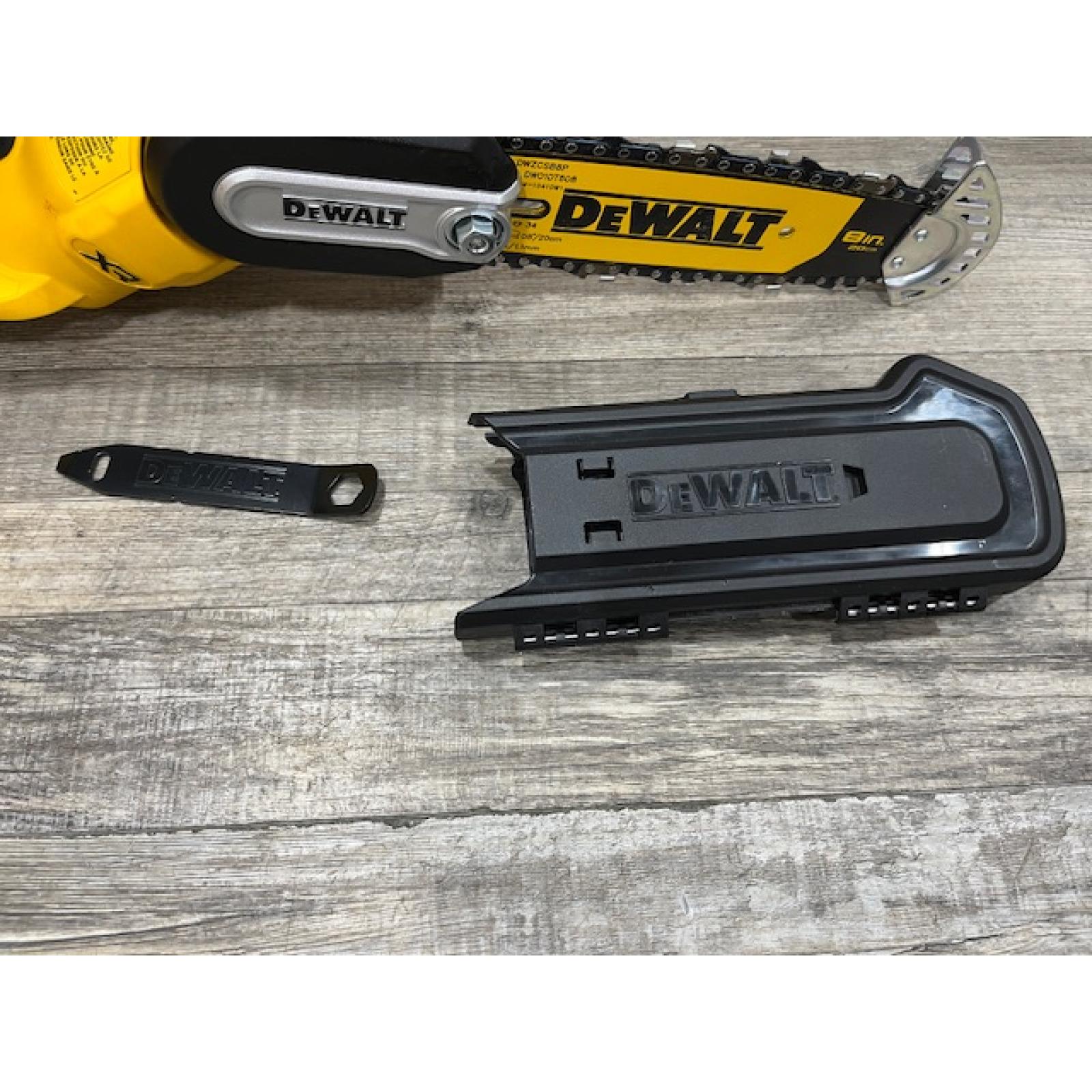 AS-IS DEWALT 20V MAX 8 in. Brushless Cordless Battery Powered Pruning Chainsaw (Tool Only)