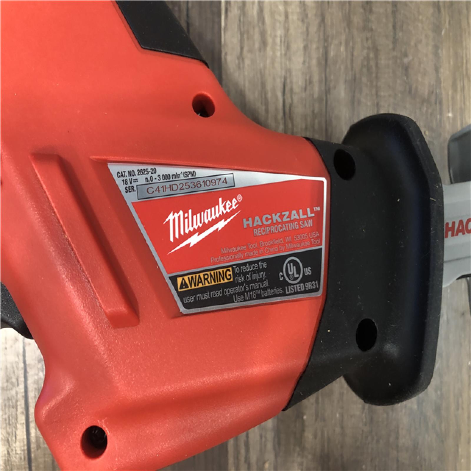 AS-IS Milwaukee 18V Lithium-Ion Cordless HACKZALL Reciprocating Saw (Tool-Only)