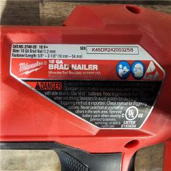 HOUSTON LOCATION - AS-IS Milwaukee M18 Fuel 18V Brushless 18-Gauge Brad Nailer 2746-20 (Bare Tool)