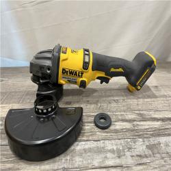 AS-IS DEWALT FLEXVOLT 60V MAX Cordless Brushless 4.5 in. to 6 in. Small Angle Grinder with Kickback Brake (Tool Only)