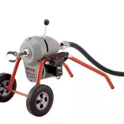 NEW! - RIDGID K1500SP-B 120-V Drain-Cleaning Machine for 2-10 in. Lines with 150 ft. C-14 Cable  A-34-15 Rear Guide Hose  and A-1 Mitt