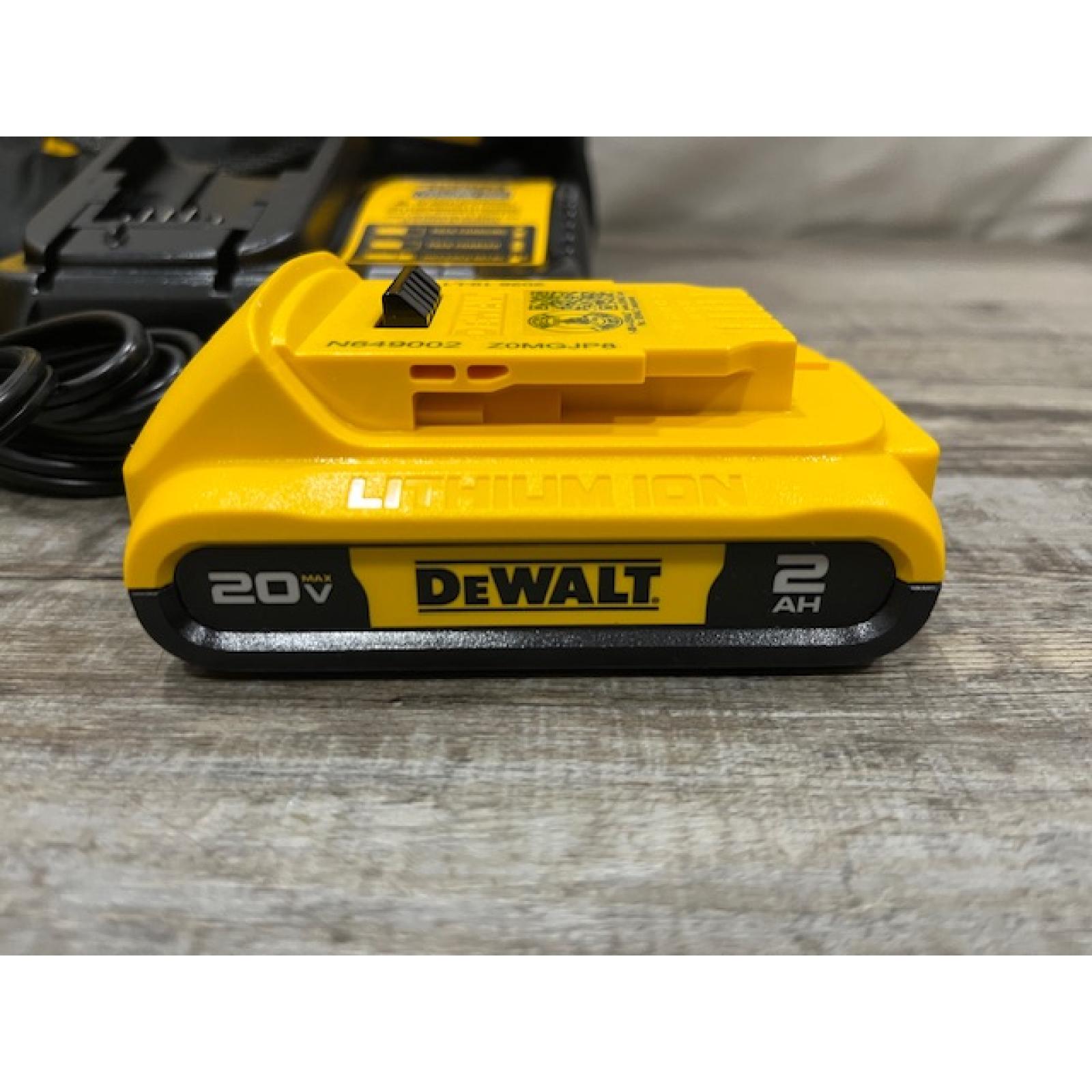 AS-IS DEWALT Atomic 20V Lithium-Ion Cordless Compact 1/2 in. Drill/Driver Kit