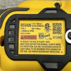 AS-IS DEWALT 20-Volt MAX XR Lithium-Ion Cordless Brushless 1-1/2 in. Variable Speed Die Grinder (Tool-Only)
