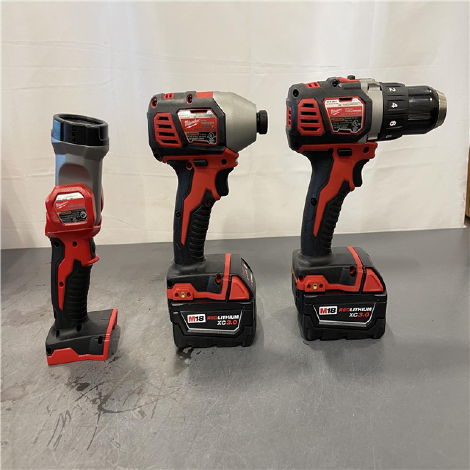 AS-IS - Milwaukee M18 18-Volt Lithium-Ion Cordless Combo Kit 7-Tool Kit