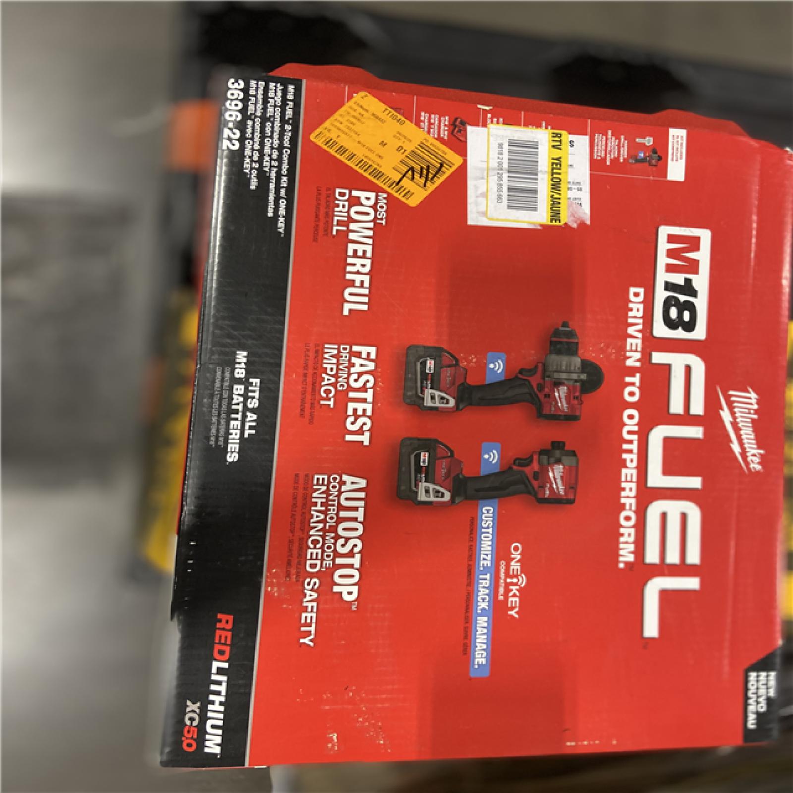 AS-IS Milwaukee Tool M18 FUEL 2-Tool Combo Kit W/ ONE-KEY