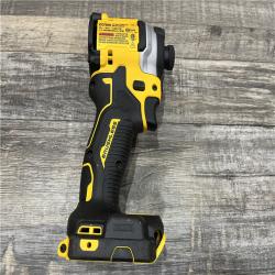 AS-IS DEWALT ATOMIC 20V MAX Lithium-Ion Cordless 1/4 in. Brushless Impact Driver Kit