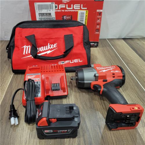 GOOD Milwaukee M18 1/2 in. Cordless Brushless High Torque Impact Wrench Kit (Battery & Charger)