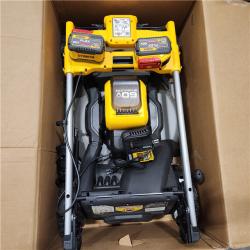 As-Is- DEWALT 60V MAX Cordless Brushless Rear Wheel Drive Self Propelled Lawn Mower Kit - DCMWSP650Y2