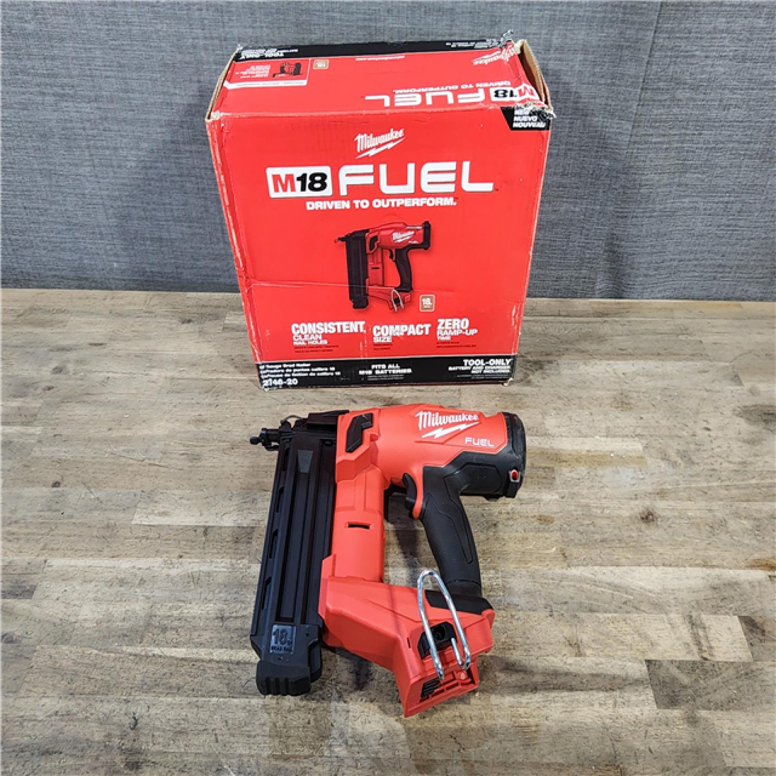 HOUSTON LOCATION - AS-IS Milwaukee M18 FUEL 18 Gauge Brad Nailer (TOOL ONLY)