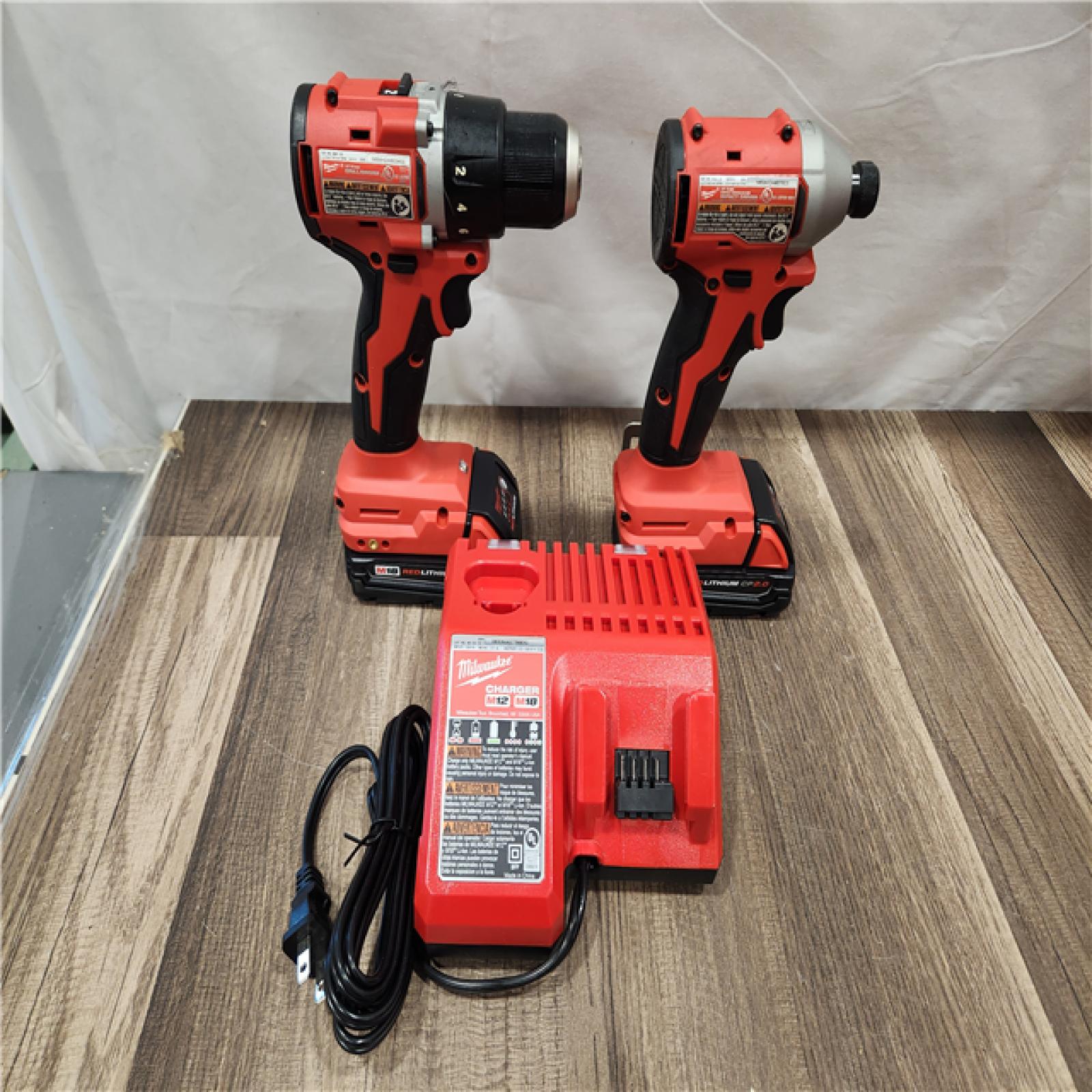 AS-IS- Milwaukee M18 Compact Brushless 2-Tool Combo Kit