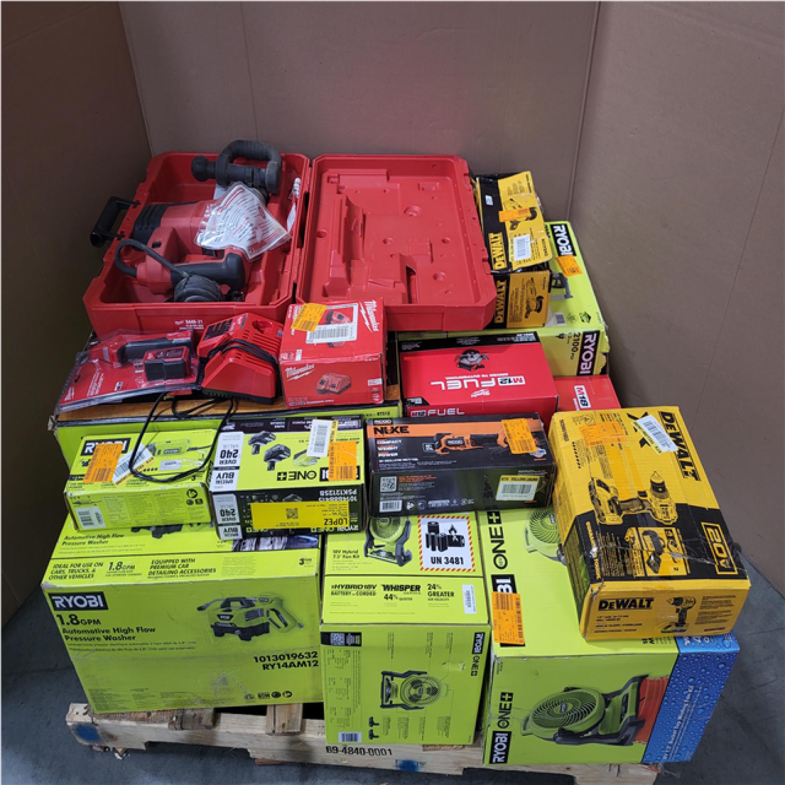 CALIFORNIA AS-IS TOOL PALLET