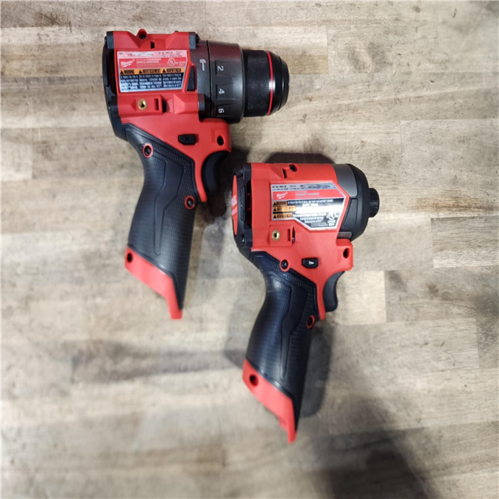 HOUSTON LOCATION - AS-IS (APPEARS LIKE NEW) Milwaukee 3497-22 12V Brushless Hammer Drill and Impact Driver Combo Kit