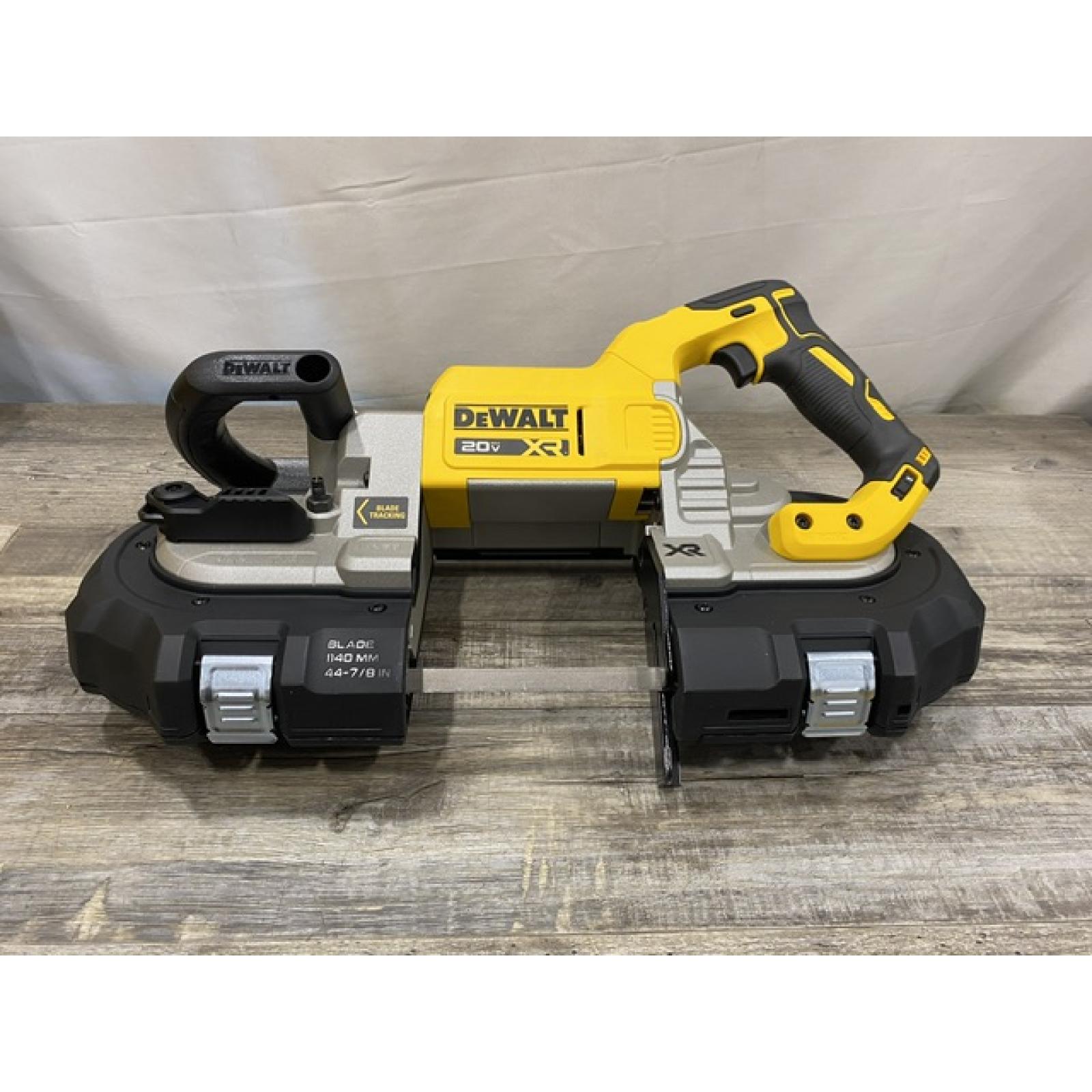 AS-IS DEWALT 20-Volt MAX Lithium-Ion Cordless Brushless Deep Cut Band Saw (Tool-Only)
