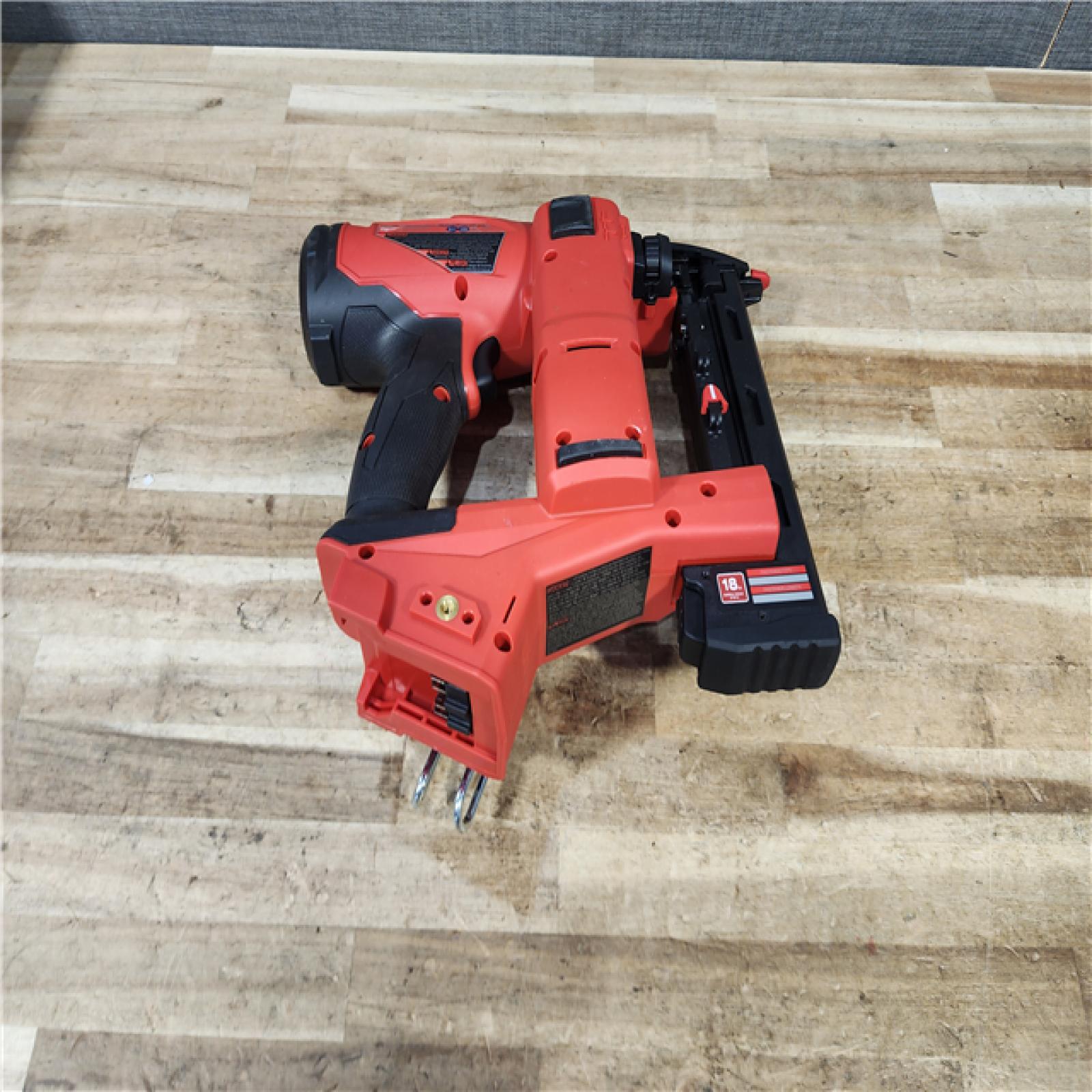 HOUSTON LOCATION - AS - IS Milwaukee FUEL 18-Volt Lithium-Ion Brushless Cordless 18-Gauge 1/4 in. Narrow Crown Stapler (Tool-Only)