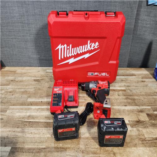 Houston Location AS-IS Milwaukee FUEL 18V Lithium-Ion Brushless Cordless 1/2 in. Hammer Drill Driver Kit