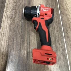 AS-IS Milwaukee 18V Lithium-Ion Brushless Cordless 1/2 in. Compact Drill/Driver (Tool-Only)