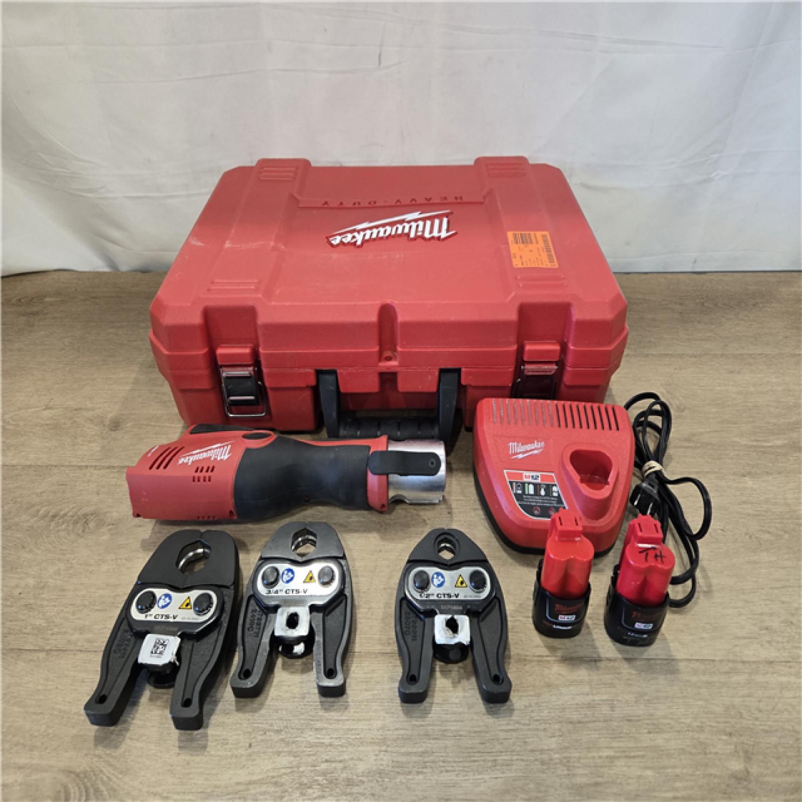 AS-IS Milwaukee 12-Volt Lithium-Ion Force Logic Cordless Press Tool Kit