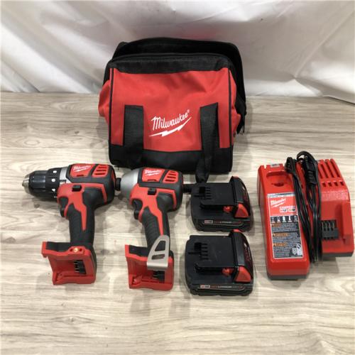 AS-IS Milwaukee M12 FUEL Cordless 2-Tool Combo Kit 3497-22