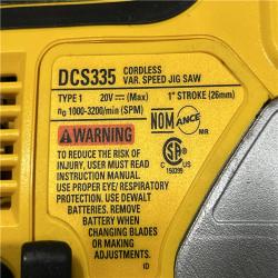 AS-IS DEWALT 20V MAX XR Cordless Barrel Grip Jigsaw (Tool Only)