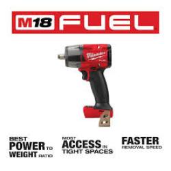 Phoenix Location NEW Milwaukee M18 FUEL Gen-2 18V Lithium-Ion Brushless Cordless Mid Torque 1/2 in. Impact Wrench w/Friction Ring (Tool-Only) 2962-20