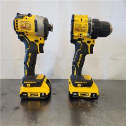 AS-IS- DEWALT ATOMIC 20-Volt MAX Lithium-Ion Cordless Combo Kit