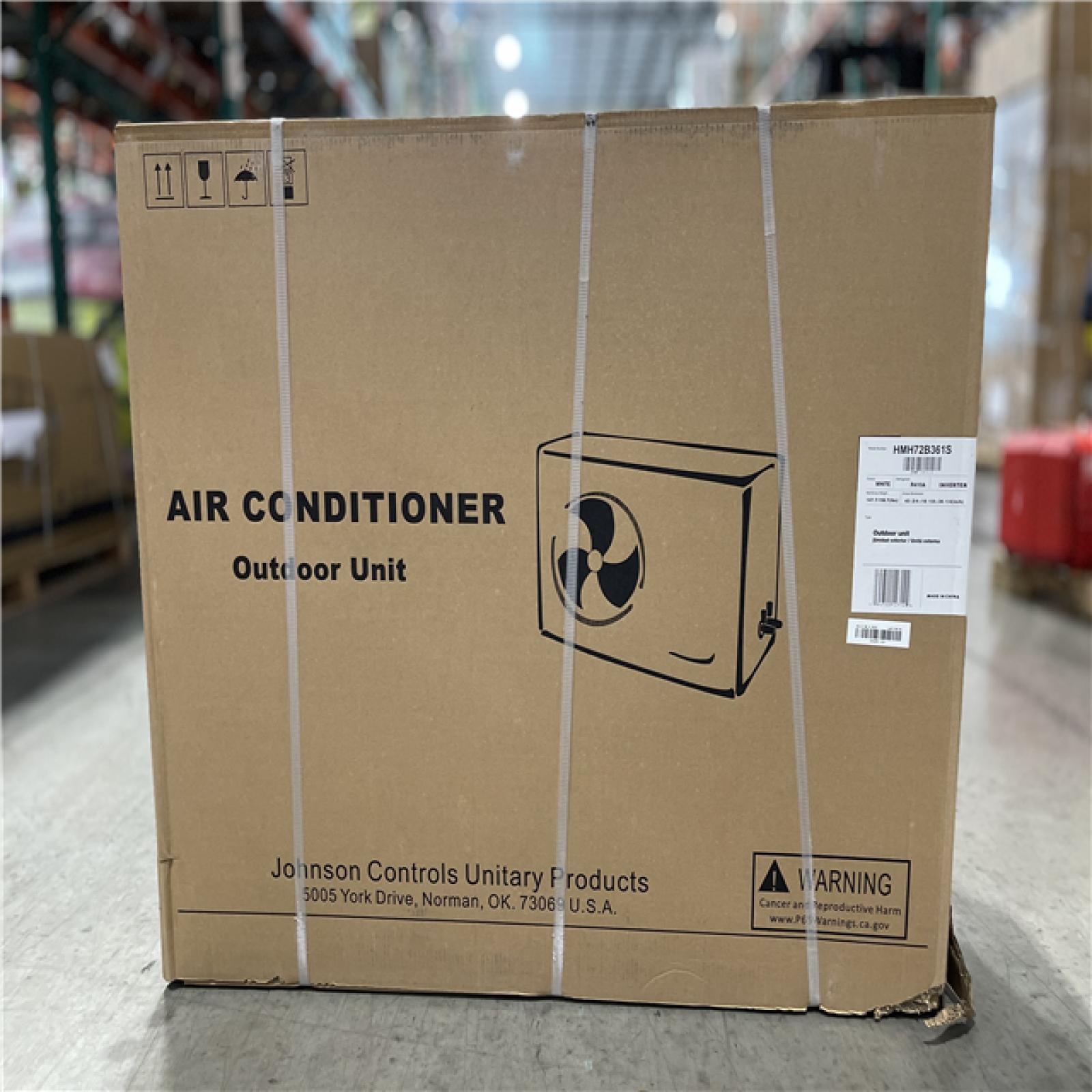 DALLAS LOCATION - Johnson Controls 3 Ton 17 SEER Multi-Stage INVERTER (OUTDOOR UNIT ONLY)