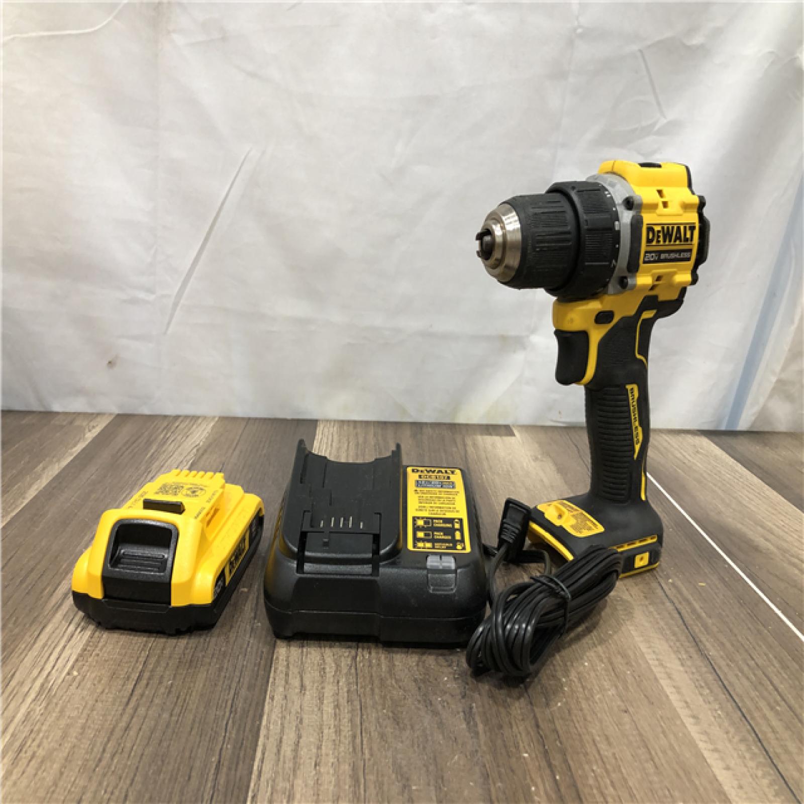 AS-IS DEWALT Atomic 20V Lithium-Ion Cordless Compact 1/2 in. Drill/Driver Kit