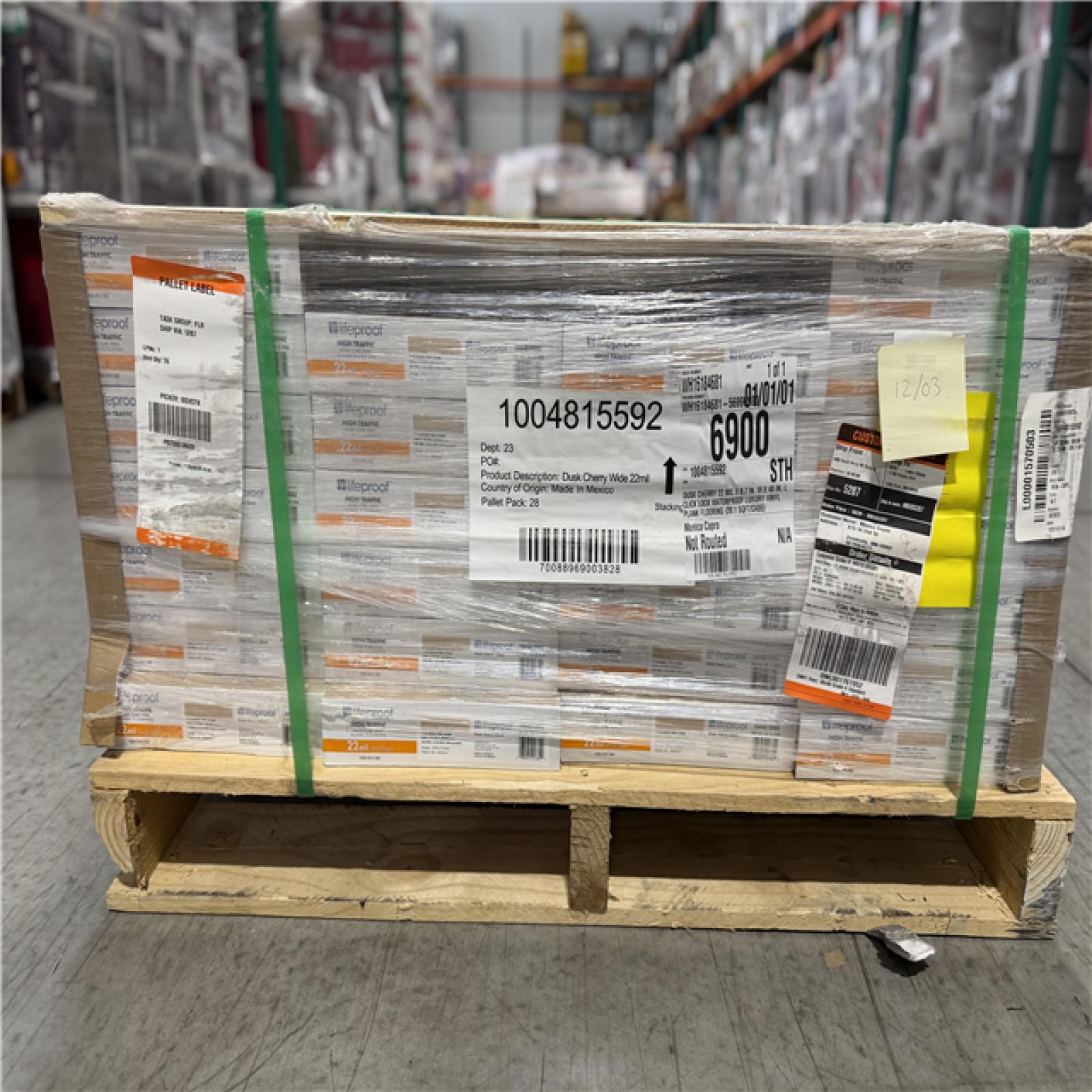 DALLAS LOCATION - Lifeproof Dusk Cherry 22 MIL x 8.7 in. W x 48 in. L Click Lock Waterproof Luxury Vinyl Plank Flooring -(26 UNITS)