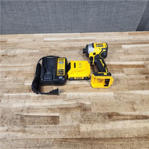 HOUSTON LOCATION - AS - IS DEWALT Atomic 20V Max Lithium-Ion Brushless Cordless Compact 1/4 in. Impact Driver Kit