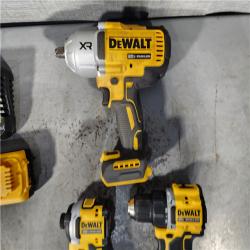 HOUSTON LOCATION - AS-IS DEWALT 3 TOOL COMBO KIT W/ (2) BATTERY & CHARGER