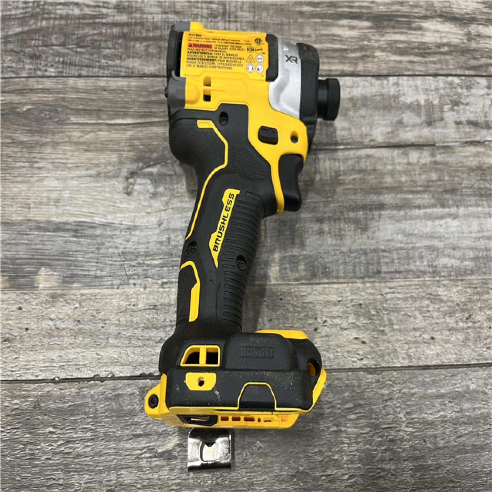 AS-IS DEWALT 20V MAX XR Lithium-Ion Brushless Cordless 3-Speed High Torque 1/4 in. Impact Driver Kit