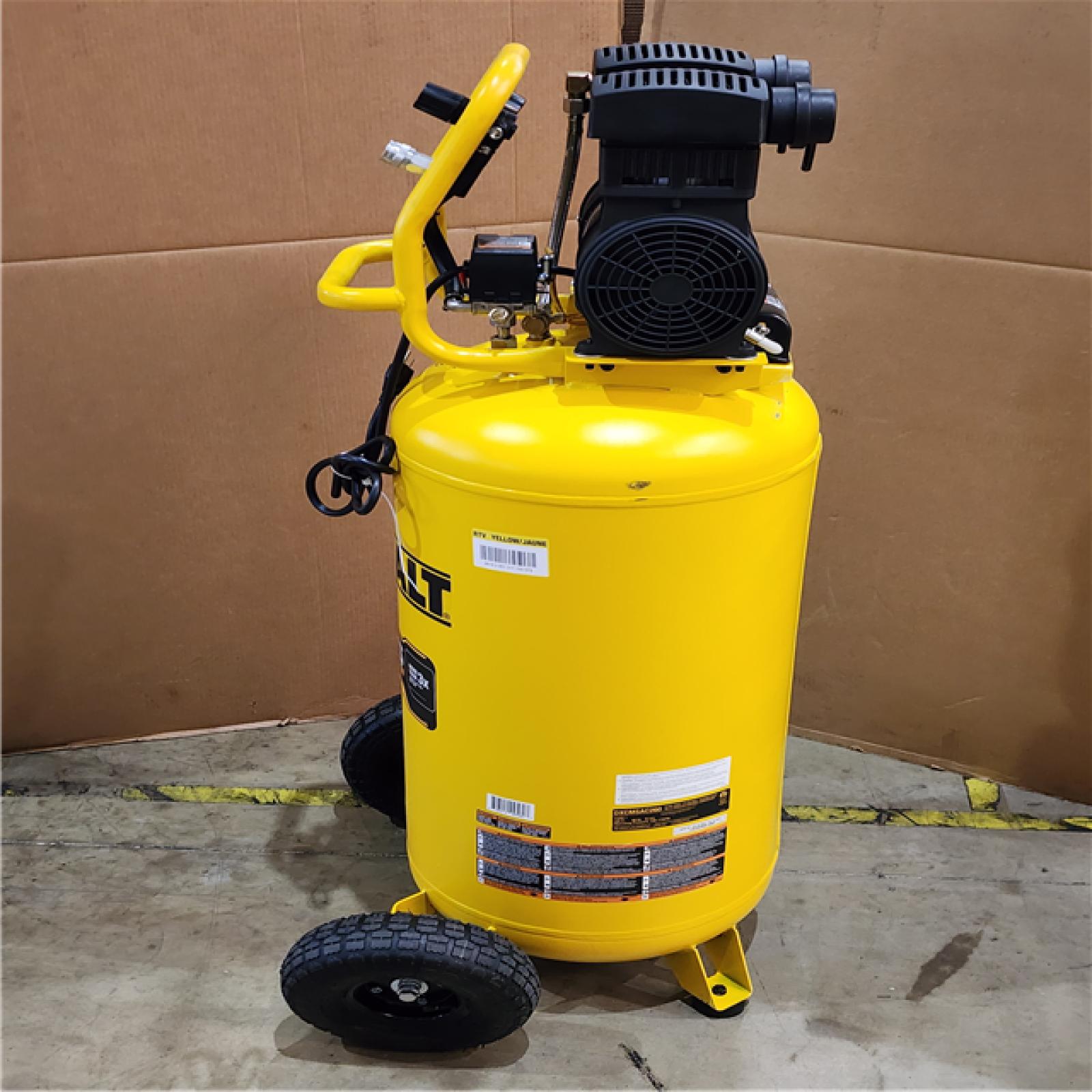 HOUSTON LOCATION - AS-IS DEWALT 26 Gal. 175 PSI Ultra Quiet Portable Electric Air Compressor