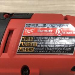 AS-IS Milwaukee FUEL 12-Volt Lithium-Ion Cordless High Speed 3/8 in. Ratchet (Tool-Only)