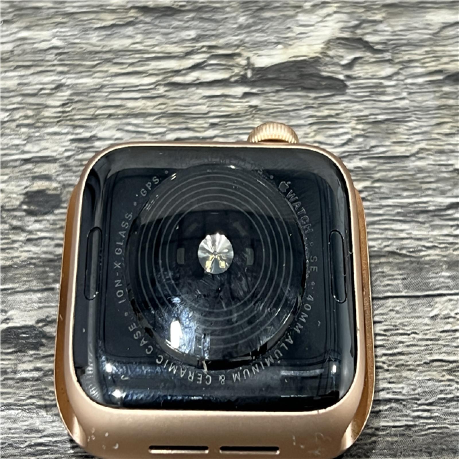 AS-IS Apple Watch SE (GPS) 40mm Aluminum Case - Gold - (2020)