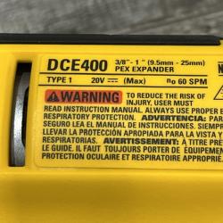 AS-IS DEWALT 20V MAX Cordless 1 in. PEX Expansion Tool Kit